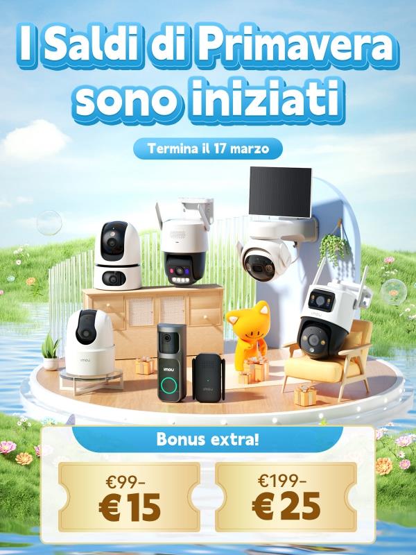 🌸Saldi di primavera: Fino a 25€ di sconto!