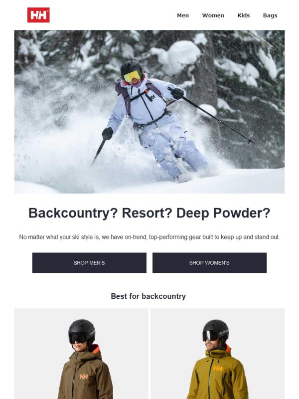 Trending ski gear