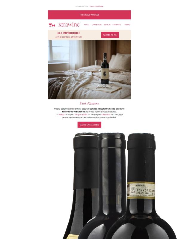 Vini d'autore e nomi che hanno lasciato il segno