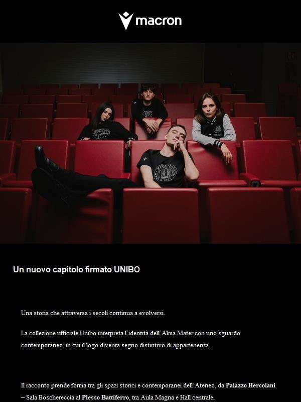 Un nuovo capitolo firmato Unibo