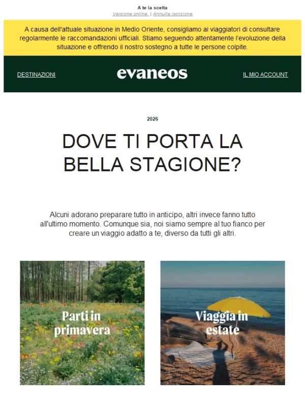 Inizio primavera o piena estate?