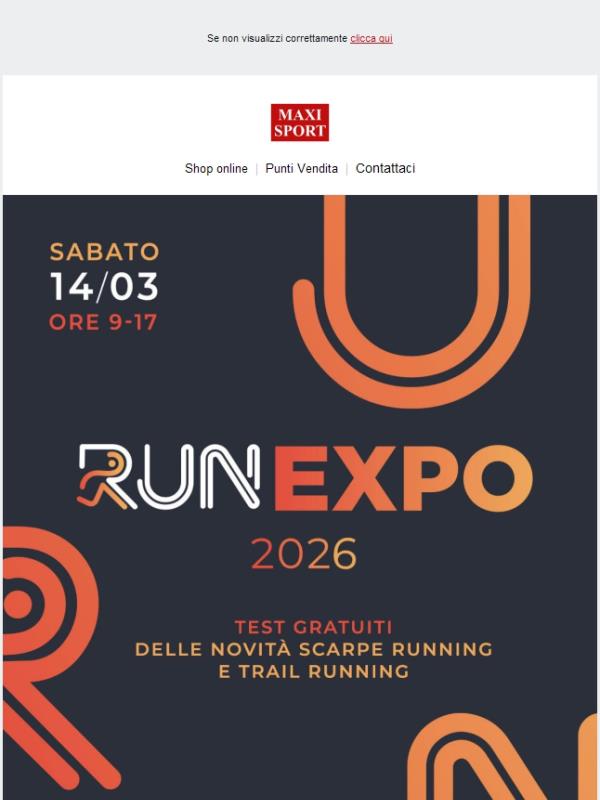 🏃‍♂️ ​Torna Run Expo: le novità running ti aspettano