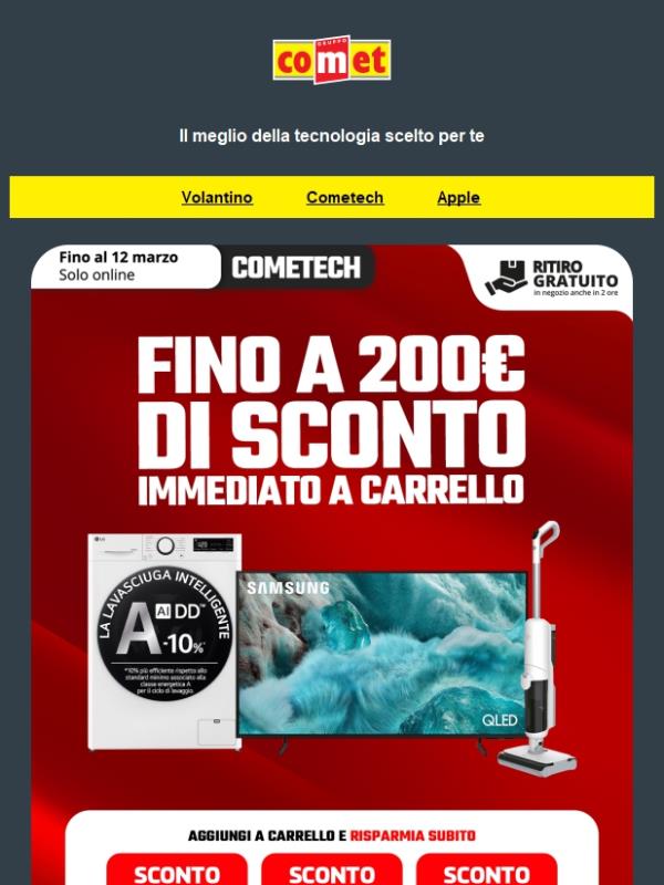 ONLINE | Fino a 200€ di sconto! 🚀