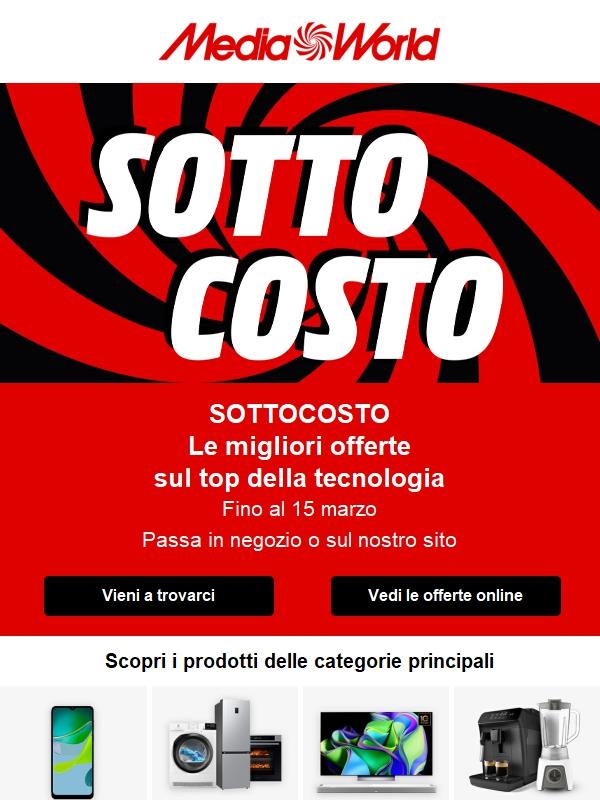 Sottocosto da non perdere fino al 15/03