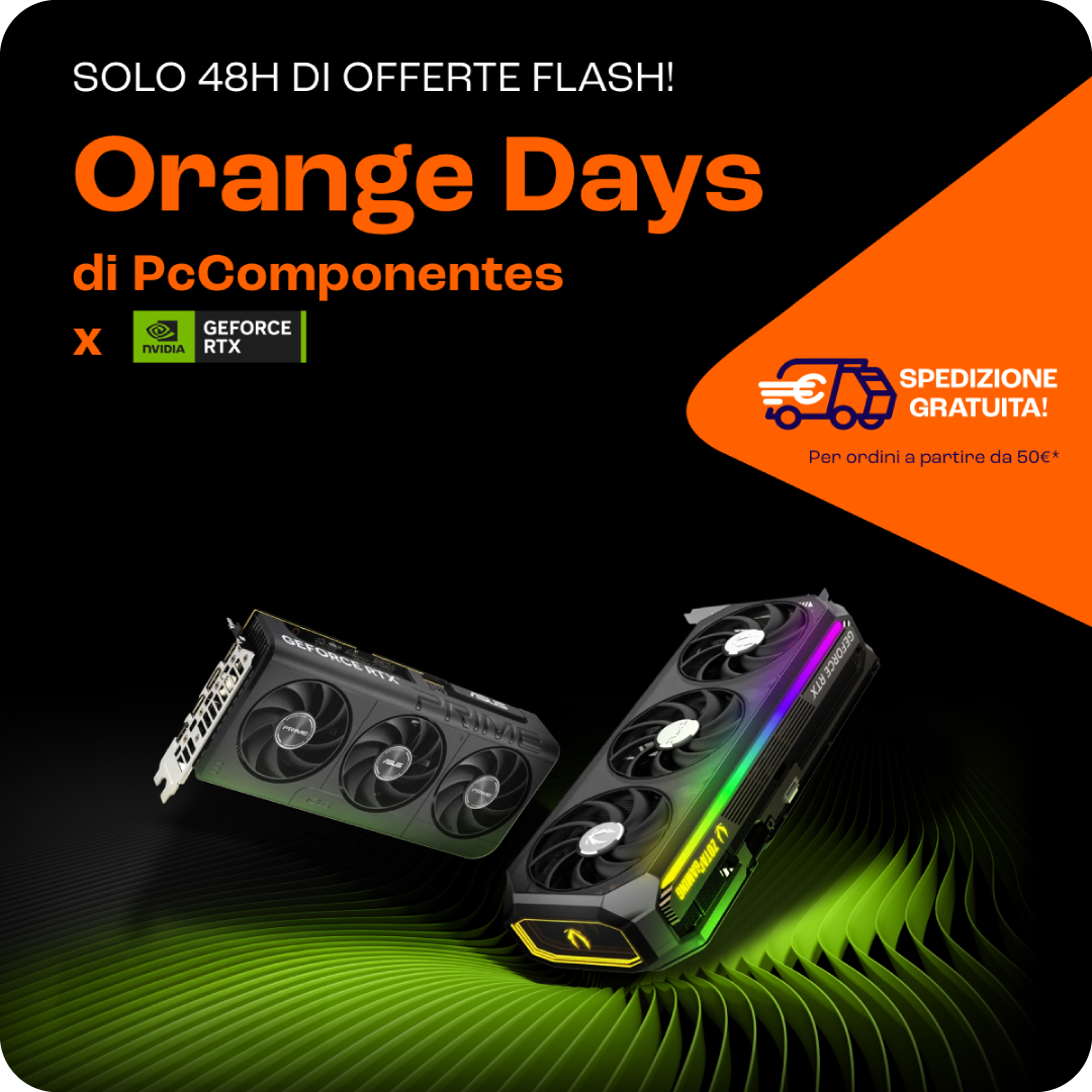 Orange Days di PcComponentes x Nvidia