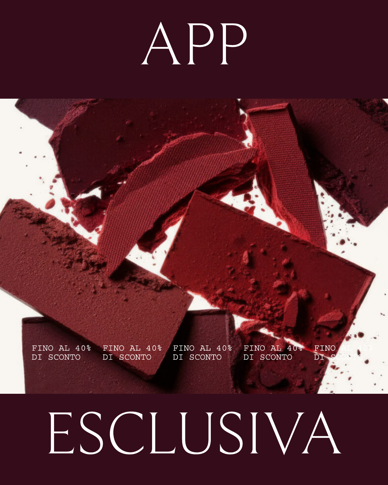 fino al 40 di sconto