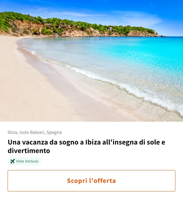 Una vacanza da sogno a Ibiza all'insegna di sole e divertimento