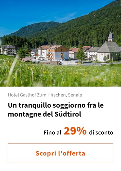 Un tranquillo soggiorno fra le montagne del Südtirol