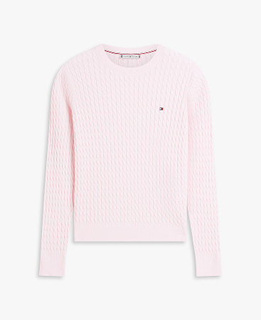 Pullover in maglia intrecciata