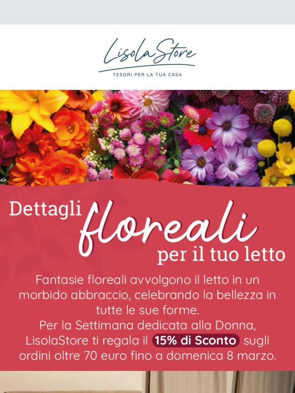 🌺 Scopri i prodotti con fantasie floreali per il tuo letto