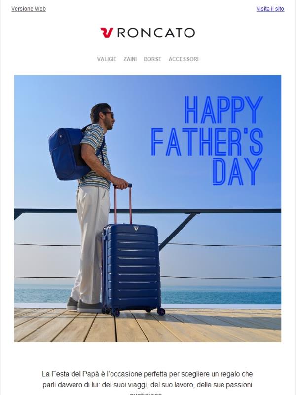 Sorprendi il tuo papà con Roncato!