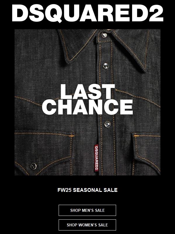 Last Chance: Up to 50% Off