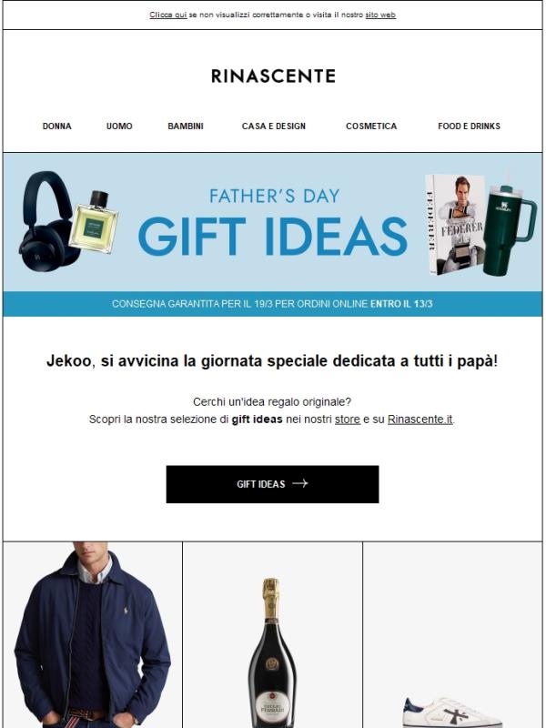 Gift Ideas festa del Papà