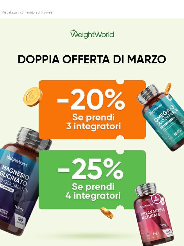 💊 Jekoo,  Più Integratori Scegli, Più Risparmi: Fino Al 25%