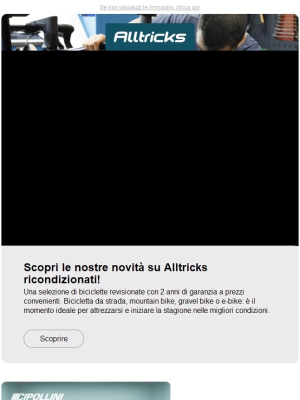 Nuovi modelli di biciclette con sconti fino al 65%