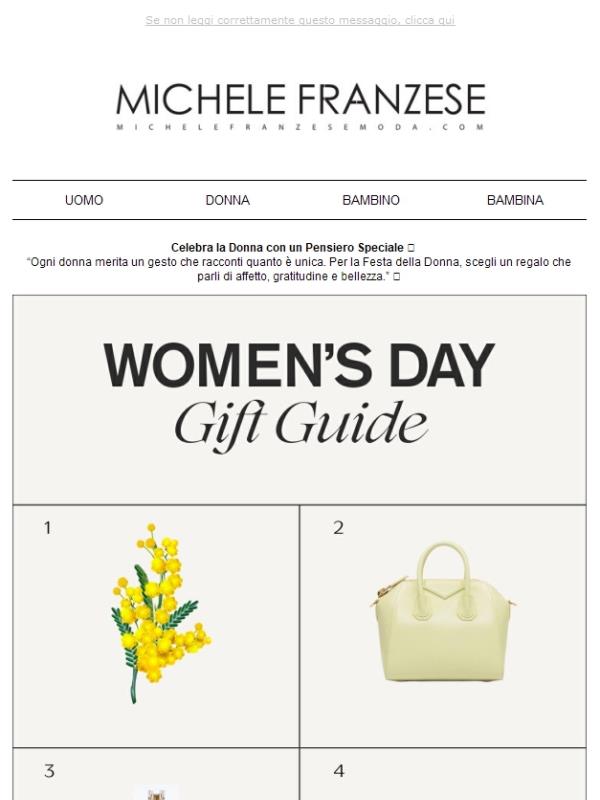 Celebra la Donna con un Pensiero Speciale 💝