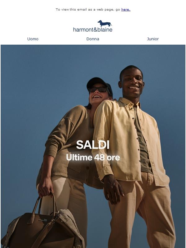 SALDI -40% | Ultime 48 Ore