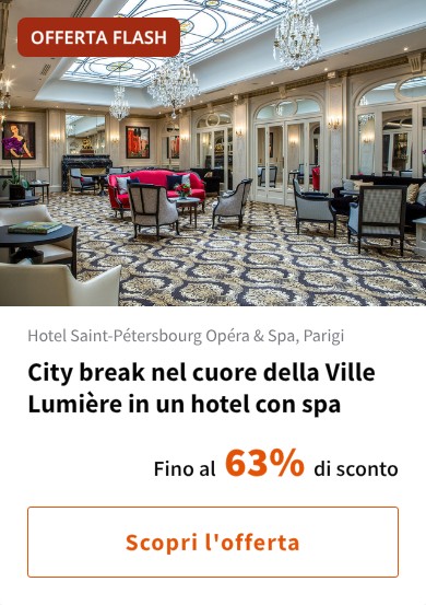 City break nel cuore della Ville Lumière in un hotel con spa