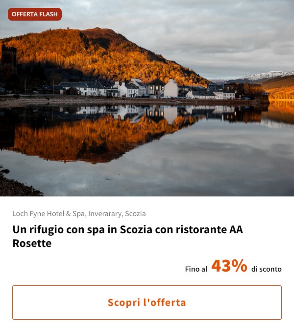 Un rifugio con spa in Scozia con ristorante AA Rosette