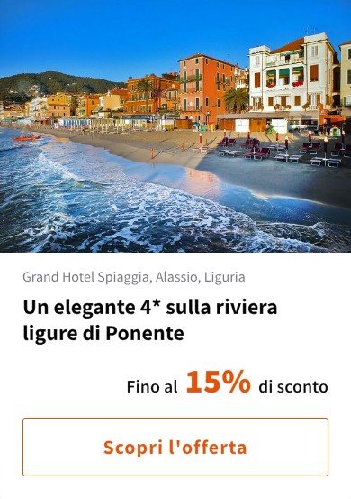 Un elegante 4* sulla riviera ligure di Ponente