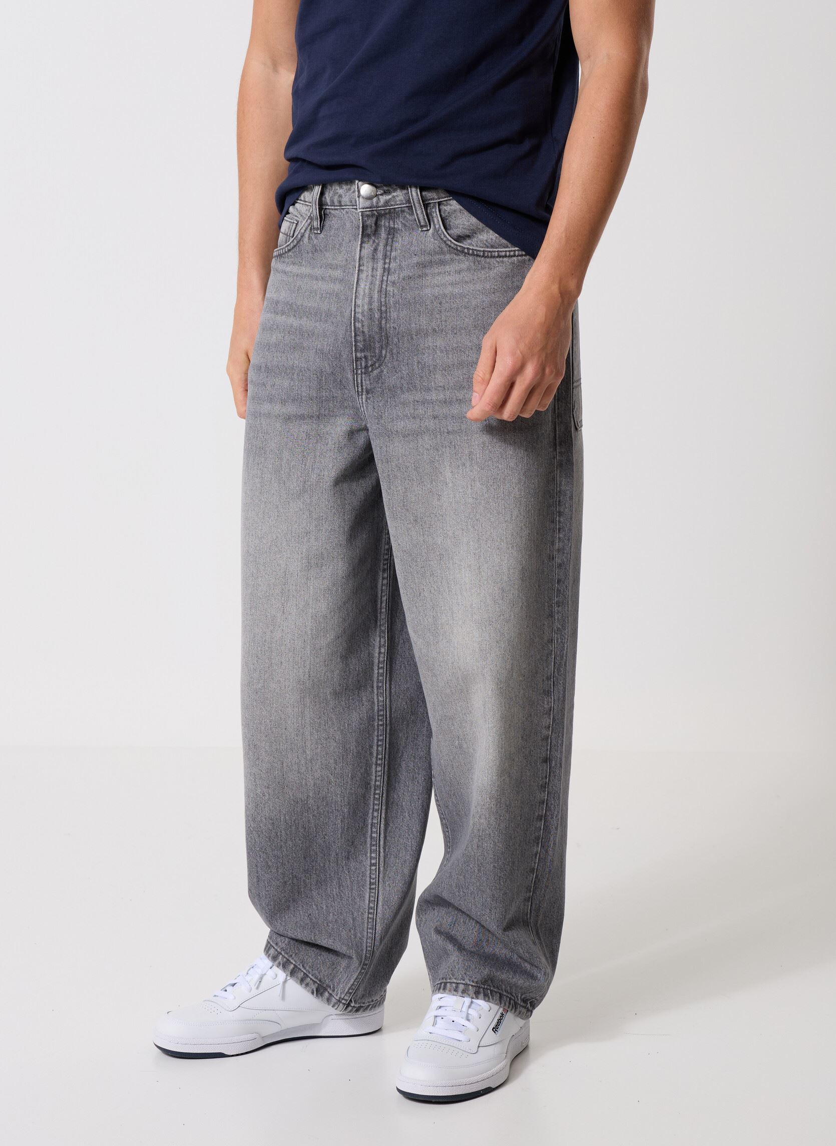 MADE BY Jeans large Jean large - PBARRELA homme gris