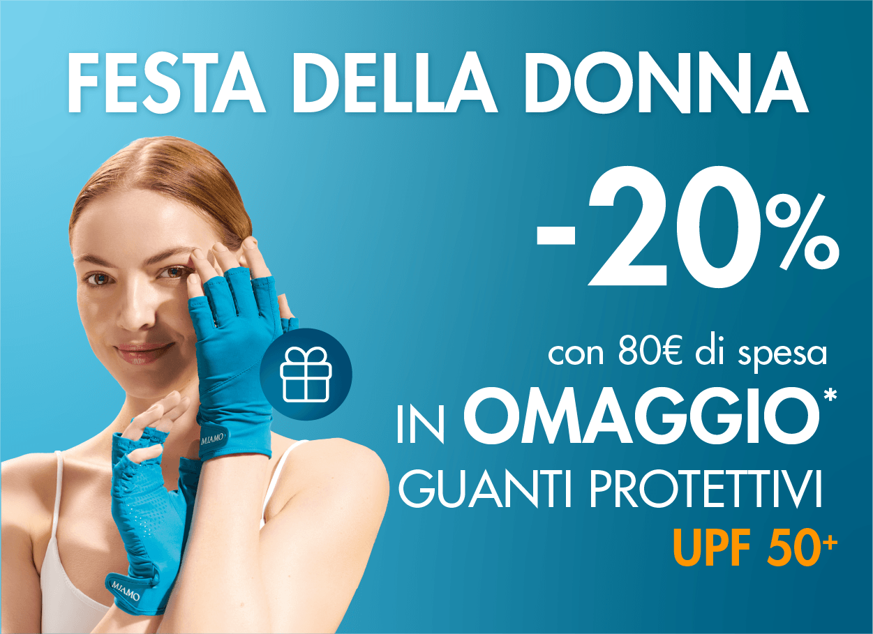 guanti protettivi upf 50+ festa donna silver