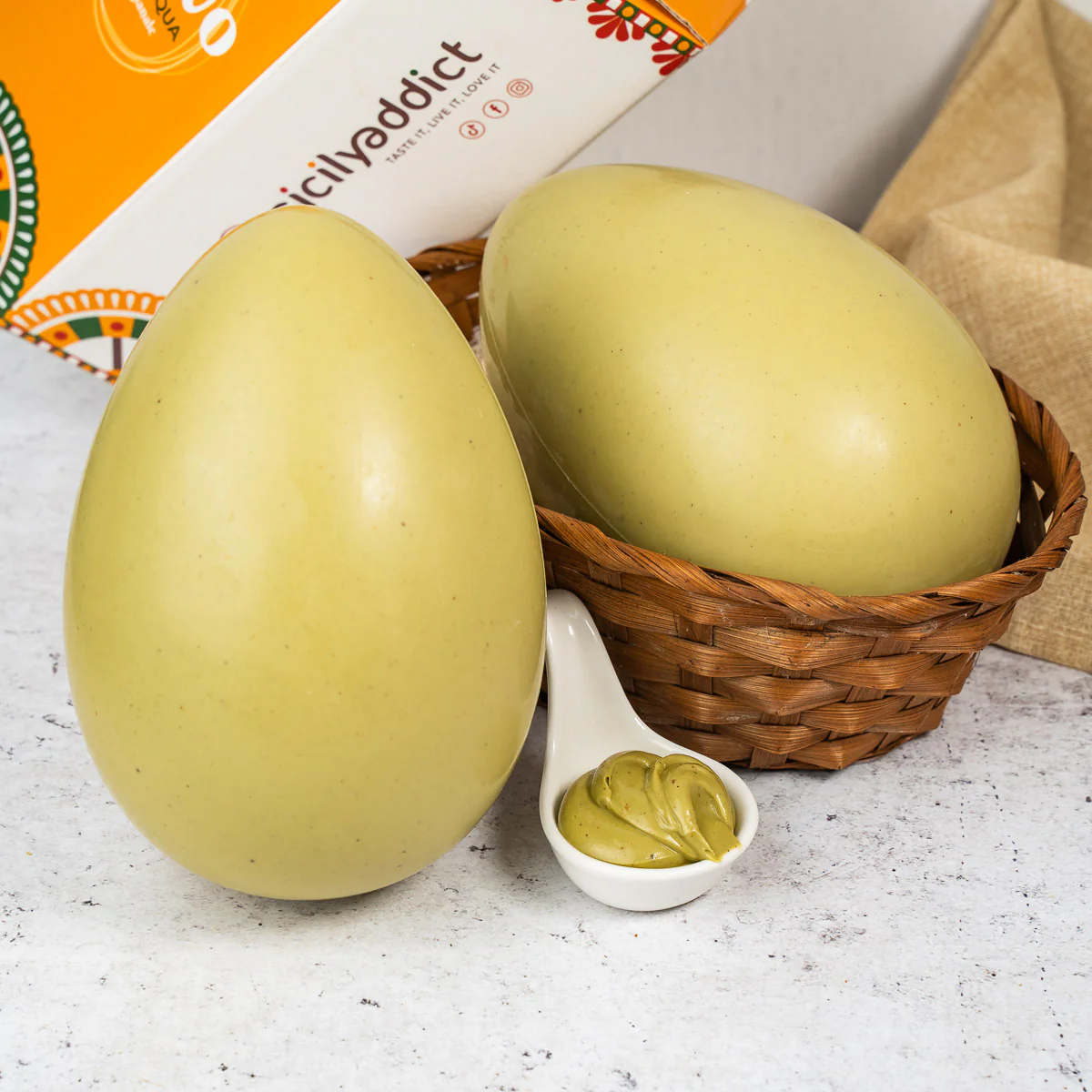 Image of Uovo di Pasqua artigianale Pistacchiotto 350g