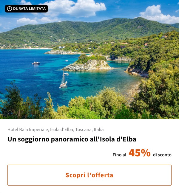 Un soggiorno panoramico all'Isola d'Elba