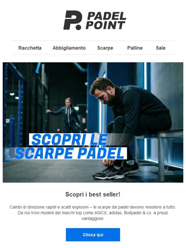 👟 Best seller scarpe da padel – più grip e stabilità in campo