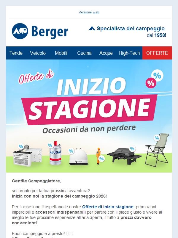 Offerte di inizio stagione da non perdere ⛺