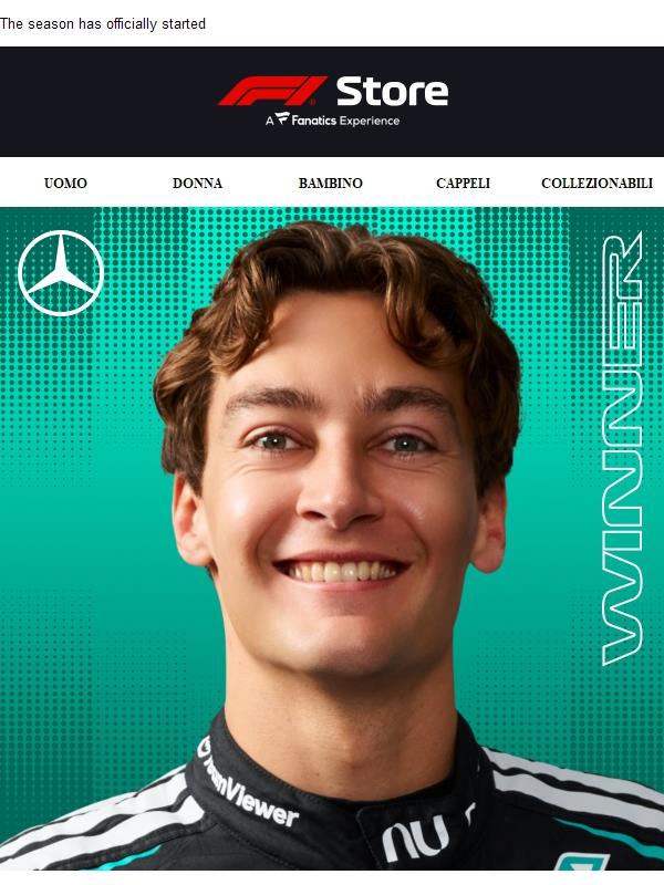 Russell wins race 1 in Australia! 🏆