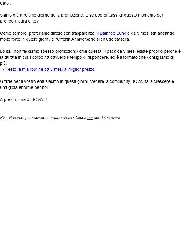 Oggi è l'ultimo giorno — il Balance Bundle va a ruba