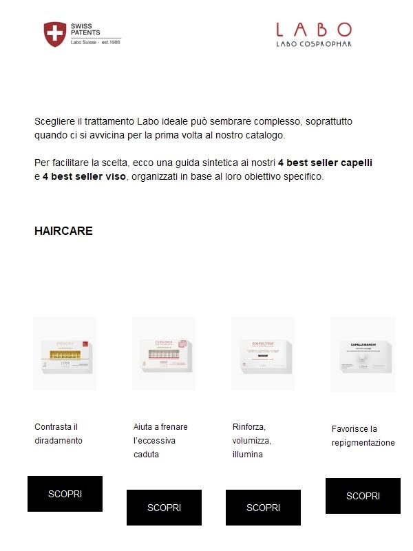 Scegli il trattamento Labo più adatto a te 🎯