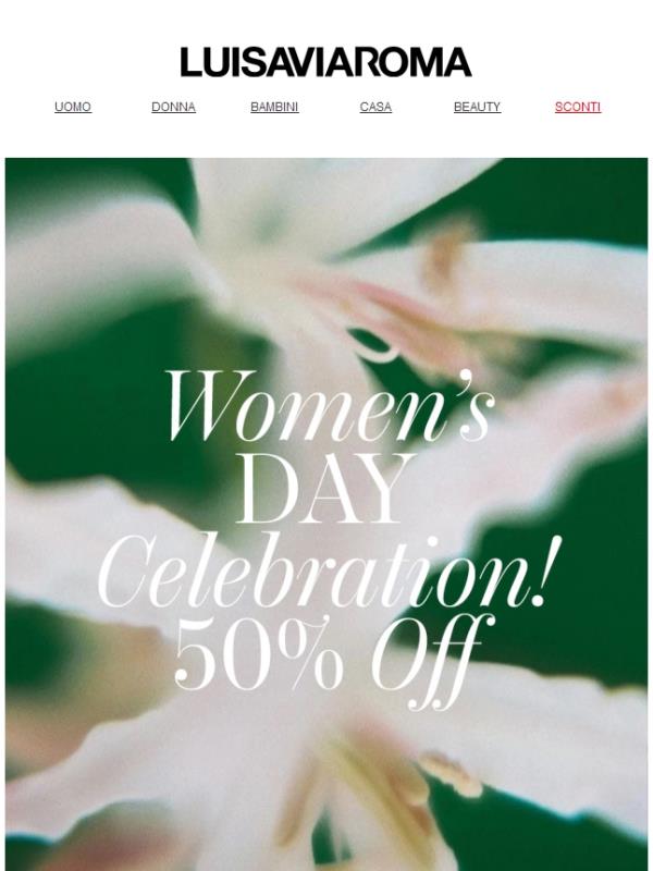 Women's Day Special! Scopri le promozioni