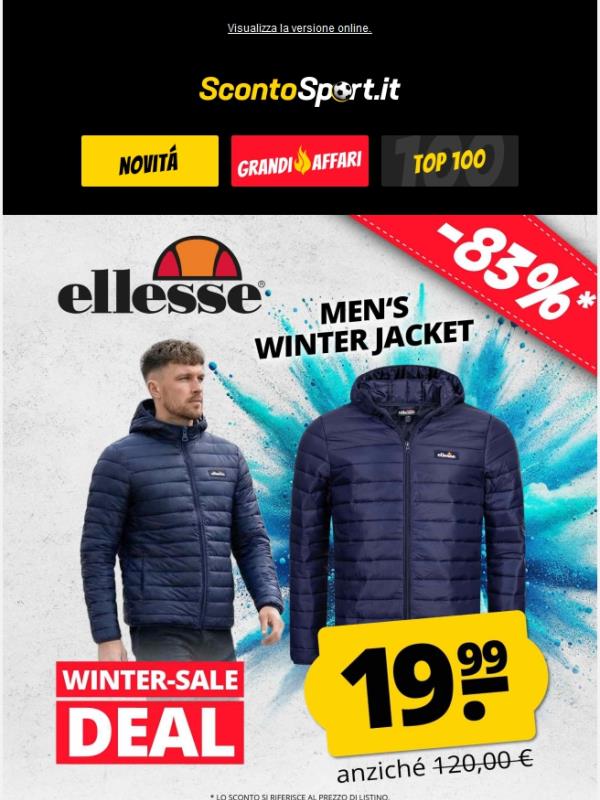 Saldi invernali 🤑 Giacca Ellesse a soli 19,99 €