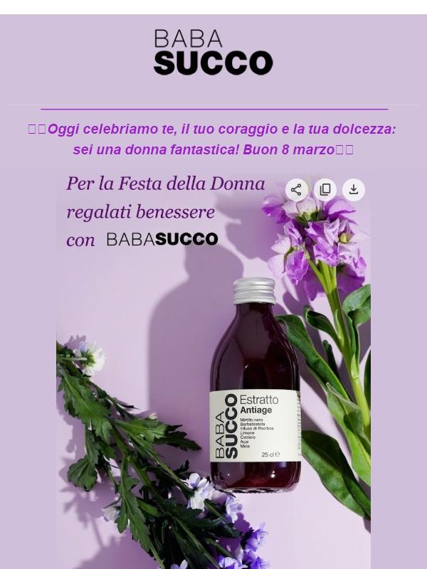 8 marzo: un regalo speciale💜