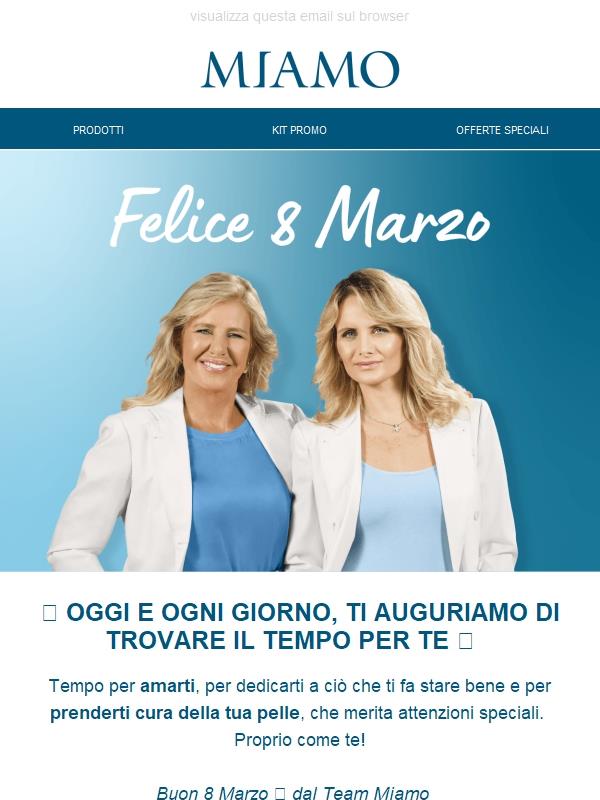 🌼 Miamo ti augura un felice 8 Marzo!