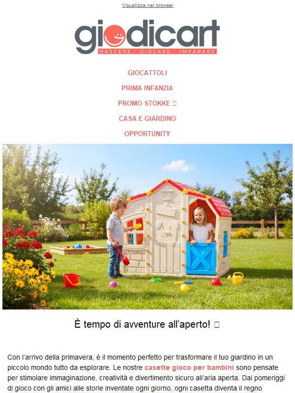 ☀️ La casetta perfetta per giochi all’aperto senza fine 🌿