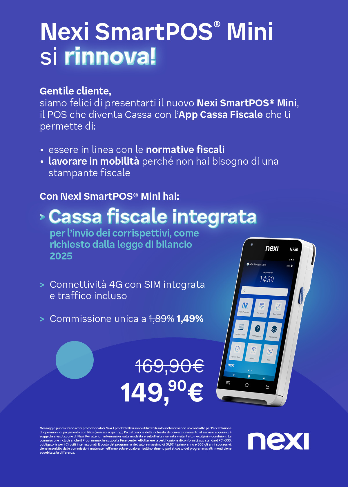 Nexi SmartPOS Mini