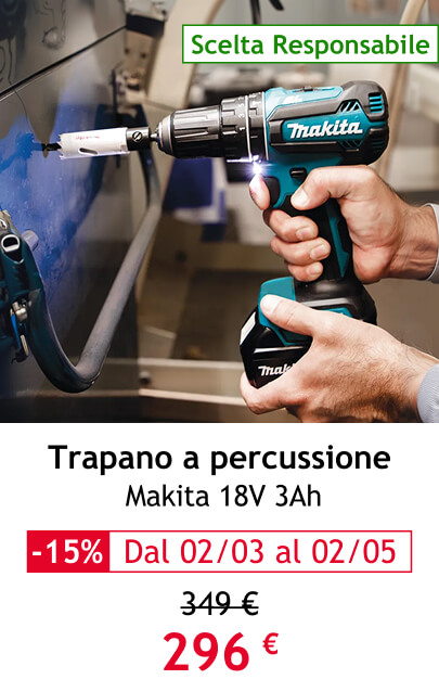 Trapano a percussione Makita 18V 3Ah