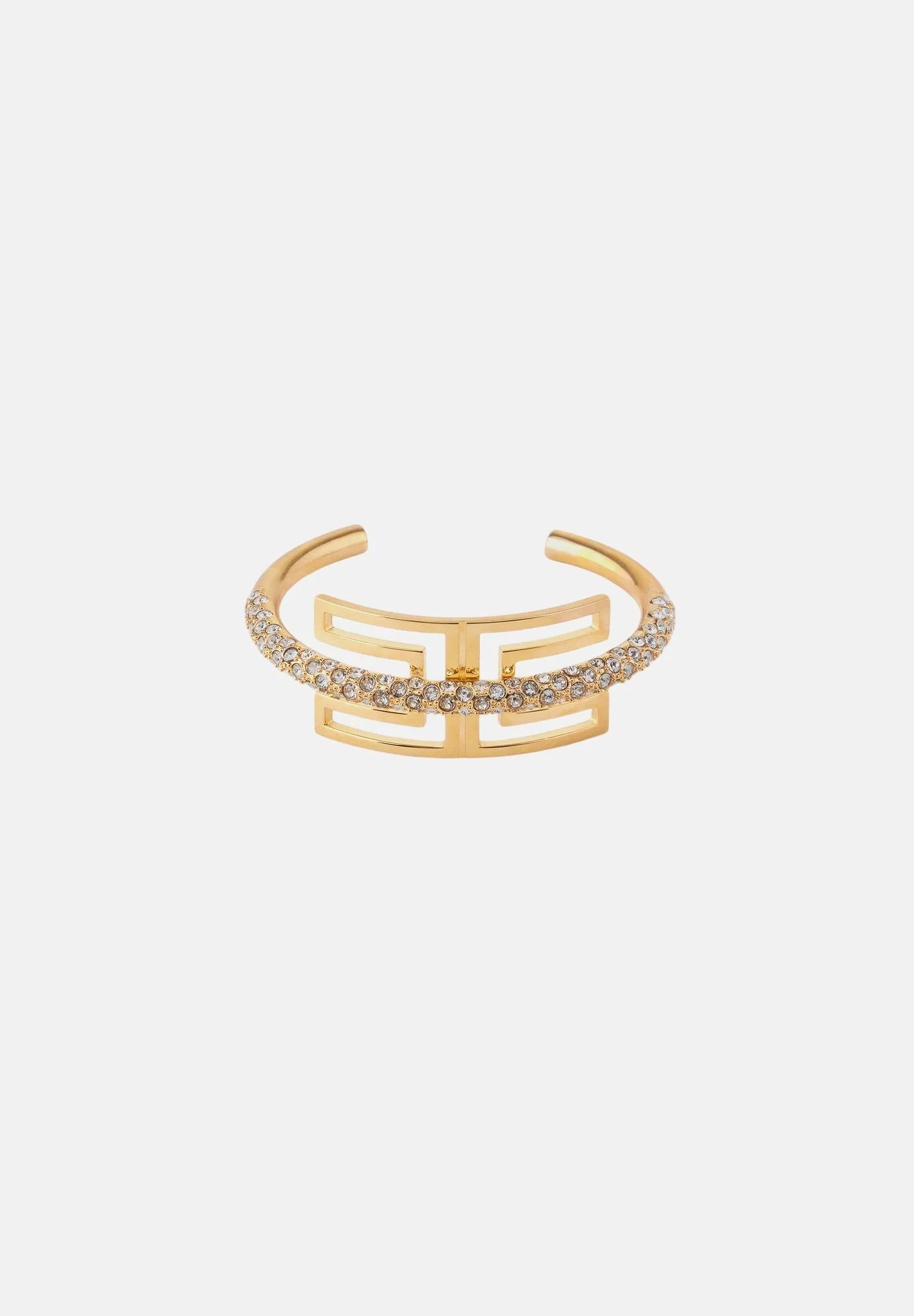 Image of ELISABETTA FRANCHI Bracciale oro da donna con strass