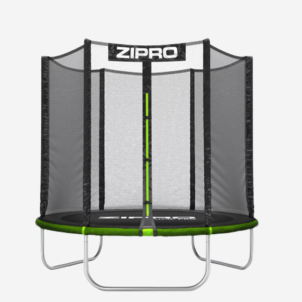 ZIPRO Trampolino rotondo Zipro Jump Pro con rete sicurezza esterna 6FT 183cm