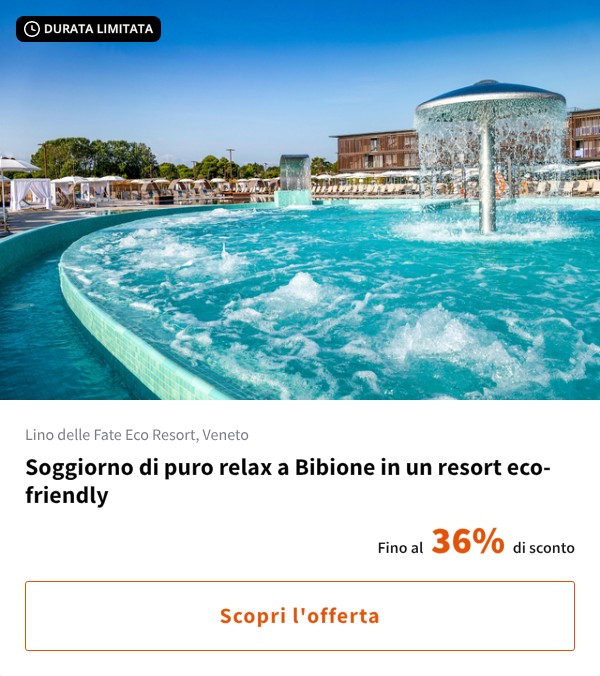 Soggiorno di puro relax a Bibione in un resort eco-friendly