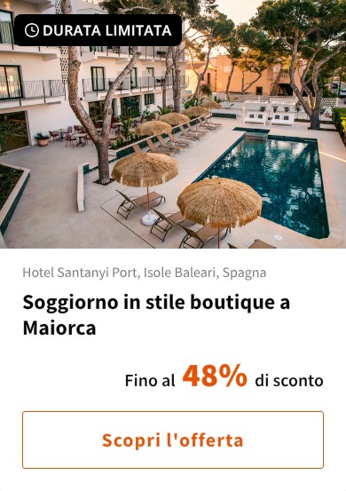 Soggiorno in stile boutique a Maiorca