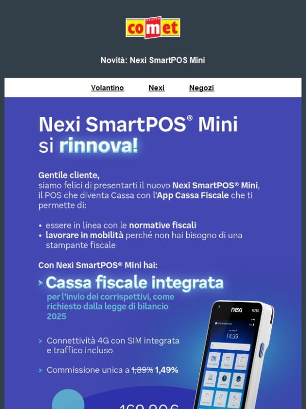 Novità | Nexi SmartPOS Mini ✨