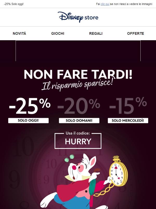 Fai in fretta, le lancette corrono veloci! ⏰