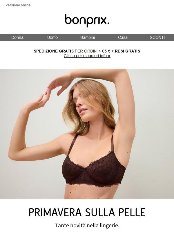 Nuova lingerie primaverile 🌷