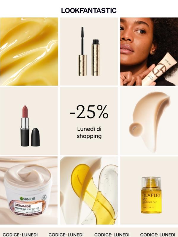 Lunedì di shopping | 25% di sconto