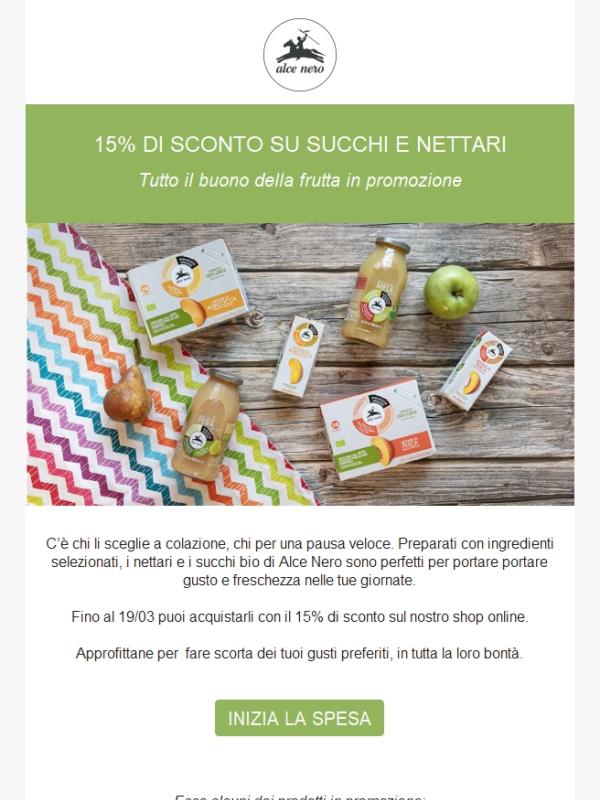 -15% su Nettari e Succhi bio 🍎🫐🍑🍐