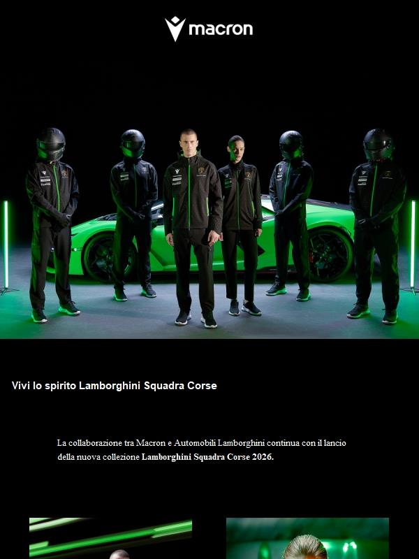 Macron x Automobili Lamborghini